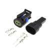 1 Set 2 Pin Male Female Water Temperature Sensor Plug Automobile Waterprof Connector 12162197 12162195 12162193 (Color : Male female set) view 1