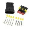 1 Set 4 Pin Way Tyco Amp Superseal Automotive Connector Sealed Waterprof Auto Female Or Male Plug 282106-1 282088-1 (Color : Male Female) view 1