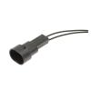 1 Set 2 Pin Male Female Water Temperature Sensor Plug Automobile Waterprof Connector 12162197 12162195 12162193 (Color : Male with wire) view 1