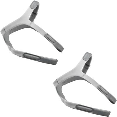 DirectNine Basics Amara-View Full Face Headgear Replacement- Standard (2 Pack), Gray