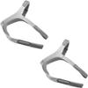 DirectNine Basics Amara-View Full Face Headgear Replacement- Standard (2 Pack), Gray view 1