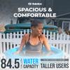 Solstice Cold Pod Plunge 84.5 Gallon Ice Bath Tub with Large Lid and Carry Bag view 2