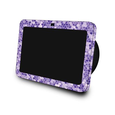 Carbon Fiber Skin Compatible with Amazon Echo Show 8 (3rd Gen, 2023) - Stained Glass - Premium 3M Vinyl Protective Wrap Decal Cover - Easy to Apply | Crafted in The USA by MightySkins