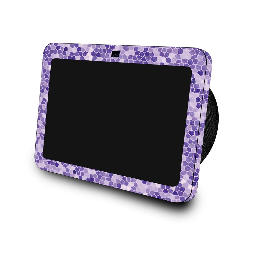 Carbon Fiber Skin Compatible with Amazon Echo Show 8 (3rd Gen, 2023) - Stained Glass - Premium 3M Vinyl Protective Wrap Decal Cover - Easy to Apply | Crafted in The USA by MightySkins