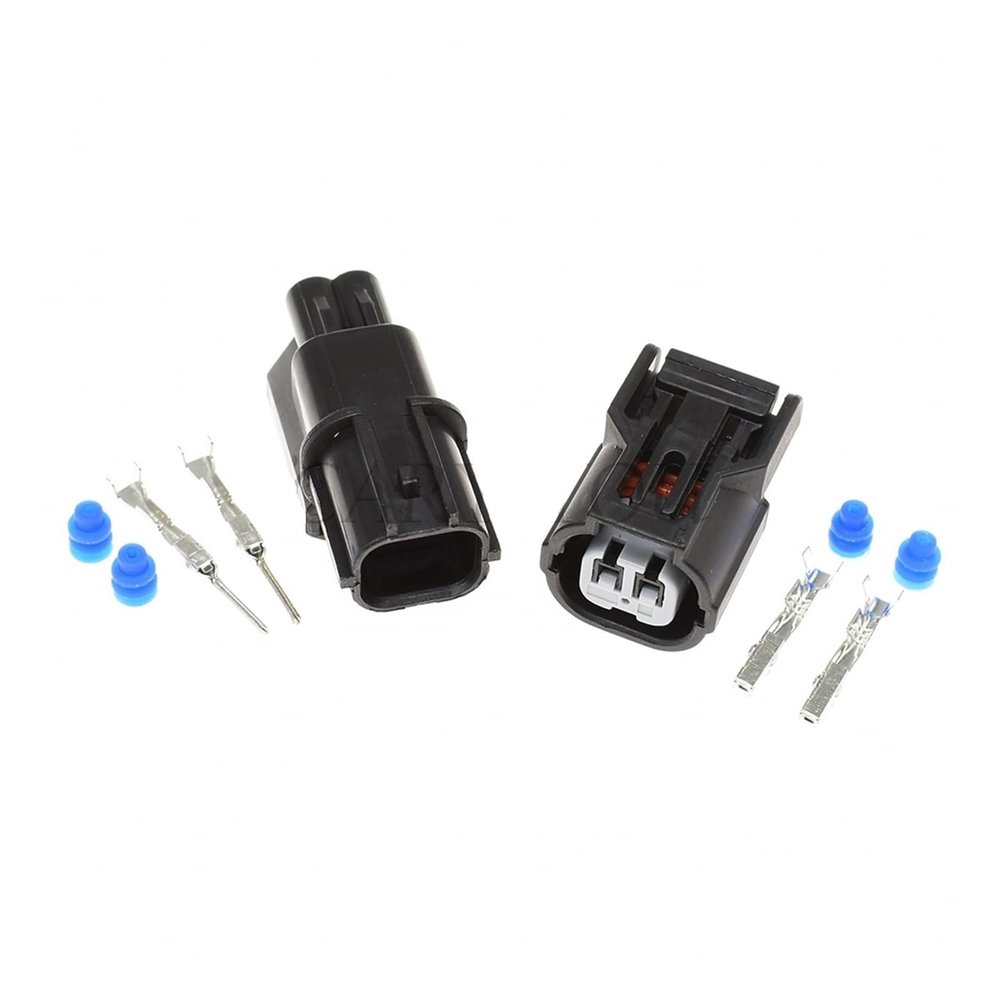 1 Kit 2 Pin 6188-0589 6189-0890 Waterprof Temperature Sensor Plug ABS Sensor Light Wire Socket 91706-PLC-0030-H1 (Color : Male Female)