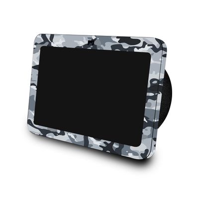 Skin Compatible with Amazon Echo Show 8 (3rd Gen, 2023) - Gray Camouflage - Premium 3M Vinyl Protective Wrap Decal Cover - Easy to Apply | Crafted in The USA by MightySkins