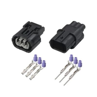 TakenE 1 Set 6189-0887 HX 040 Sum1tomo 3 Pin Way Waterprof Plug Adapter Ignition Coil Connector (Color : Male Female Set)