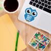 YAZMEEN 20 Pcs Funny Owl Nurse Stickers 2.5" Night Shift Crew Medical Stickers Decals for Water Bottle Laptop Phone Funny Work Accessories for Nightshift Nurse Doctor Teacher Coworker Office Worker view 4