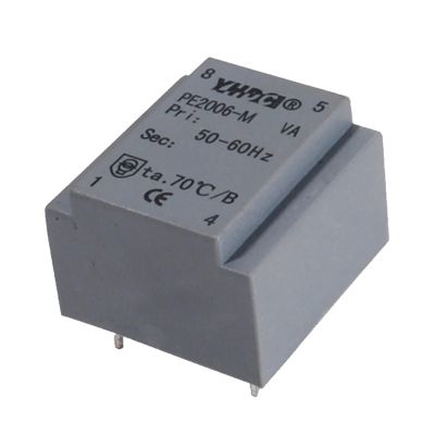 PE2006-M 0.35VA 230V/6V2/7.5V2/9V2/12V2/15V2/18V2/24V2 Isolation Transformer PCB Welding (Size : 0.35VA-230V-18Vx2)
