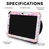 Carbon Fiber Skin Compatible with Amazon Echo Show 8 (3rd Gen, 2023) - Unicorn Popsicle - Premium 3M Vinyl Protective Wrap Decal Cover - Easy to Apply | Crafted in The USA by MightySkins view 2
