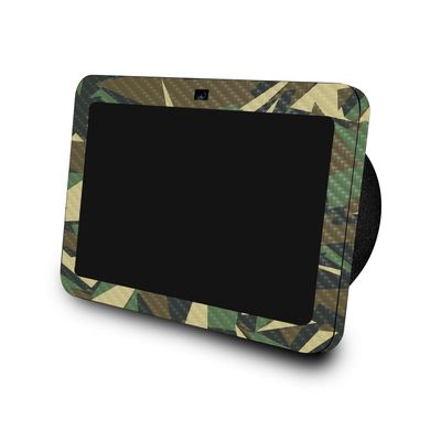 Carbon Fiber Skin Compatible with Amazon Echo Show 8 (3rd Gen, 2023) - Polygonal Camo - Premium 3M Vinyl Protective Wrap Decal Cover - Easy to Apply | Crafted in The USA by MightySkins