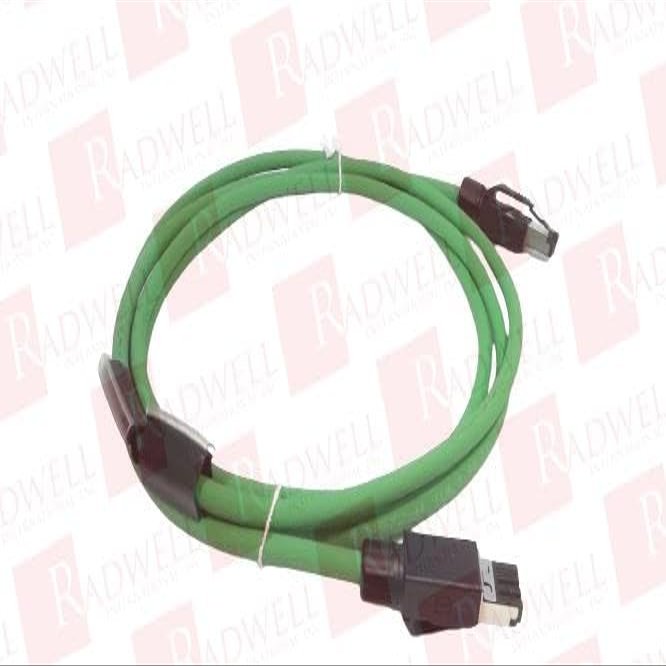 0985 S4742 502/2 M, Cordset, Str RJ45 M 8p4c-Str RJ45 M 8p4c, 4wire 2m Cable, TPE/PLTC Green, 2126
