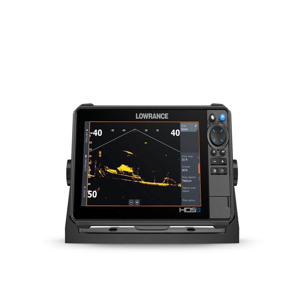 Lowrance HDS PRO 9 Inch Fish Finder/Chart Plotter with ActiveImaging 3-in-1 Transducer with Smartphone Integration, Black (Renewed)