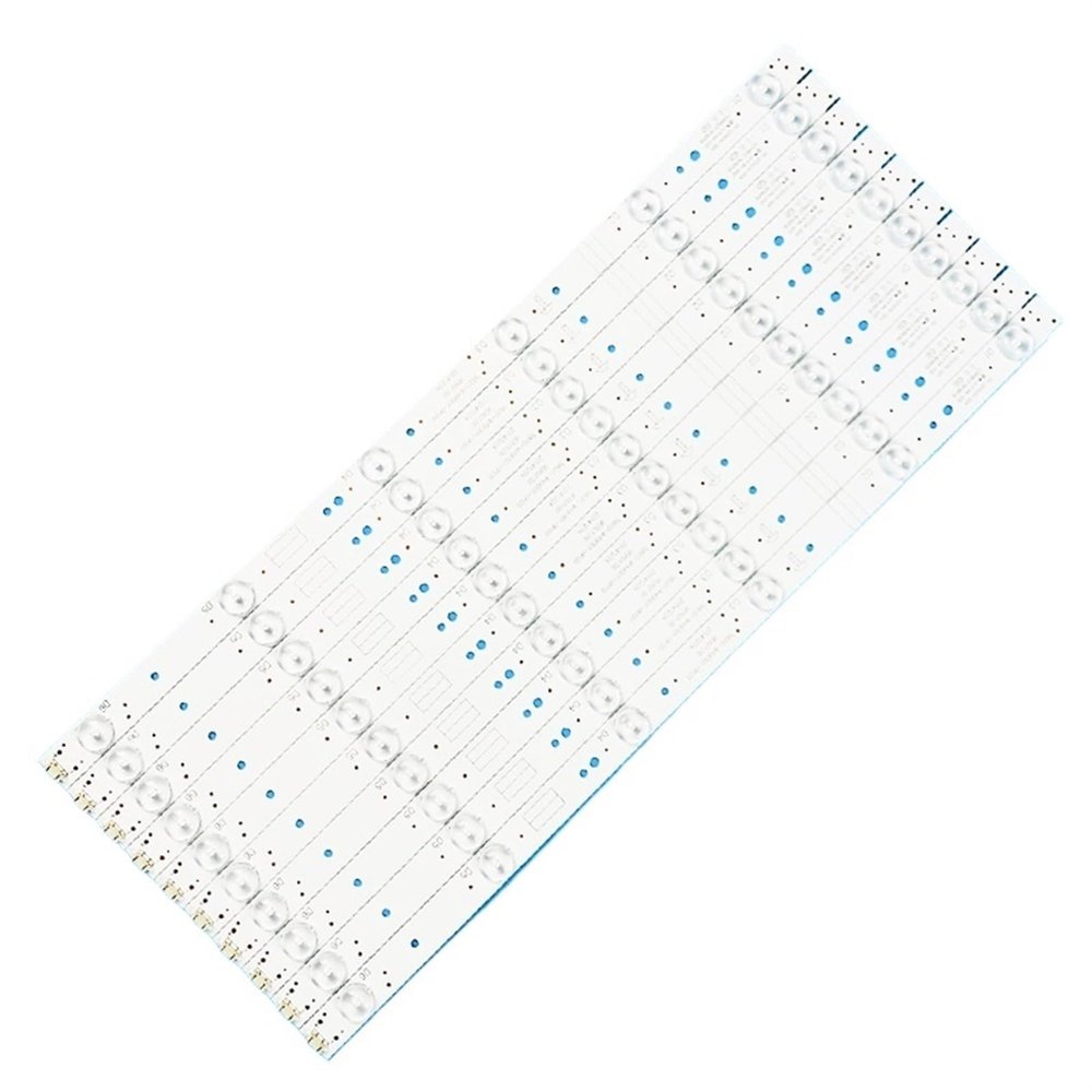 UFDIPLMY 10PCS=1SET 6LED Compatible with Skyworth 49-inch LCD TV 5800-W49001-2P00/1P00/0P00/DP00 49M6E 49E361S 49E366W 49E350E 49E360E 49E3500 49X5
