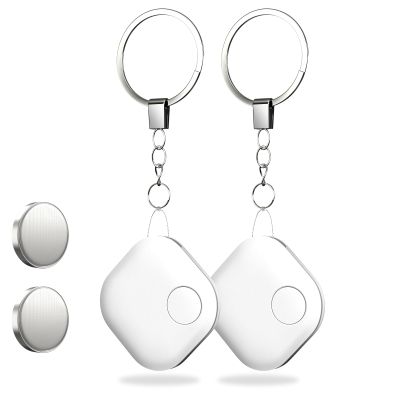 Bluetooth Tracker, Key Finder Trackers, Item Finder Works with Apple Find My (iOS only), Replaceable Battery, Privacy Protection, Lost Mode, Item Locator for Keys, Bags, Luggage and More(2 Pack) (2)