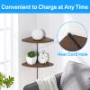 Corner Speaker Shelf for Small Speaker Wall Mount, Wooden Floating Speaker Shelf for Samsung, Sony, Bose, JBL, LG Speaker Wall Mount - Corner Speaker Mount for Most of Satellite Speakers, Set of 2 view 3