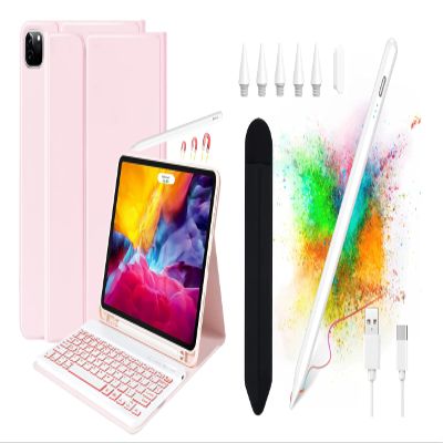 besky Keyboard Case Compatible for iPads Pro 12.9 inch (5th, 6th Generation) & New Air 13 inch M2 (Only Compatible for 3 iPads Model) - Wireless Detachable Keyboard with Auto Sleep/Wake Function