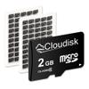 Cloudisk Pack of 100 Micro SD Card 2GB Flash Memory Card C6 (2GB)