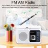 GDBGJPKM Radio FM AM Radio Cassette Playback Portable Radios FM AM Recording 3.5mm Earphone MIC Jack 2 Power Supply Method view 4