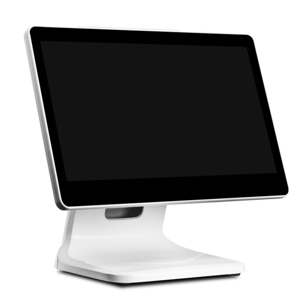 15 Inch Touch Screen POS Cash Register POS System, N2930 CPU, 4 GB RAM, 64 G SSD, Windows 10 for Small Business, Pharmacy (Color : White, Size : 110V)