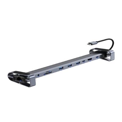 10-in-1 Docking hub 3.0 High Speed USB C Hub - Fast Data Transfer and Plug and Play, Stylish Compact Design, Easy Connection, Ideal USB C Multi-Port Adapter for MacBook Pro, Air and More Devices