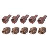 5 Sets 2 Pin Waterproof Car Electric Automotive Connector Lamp Light Socket 6185-0866 6188-0553 DJ7029A-2.2-11/21 view 2