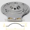 AFOULYKL Audio Speaker Replacement Horn Diaphragm for JBL 2412, 2412H, 2412H-1, JRX,112, 115, Eon, MPro, Soundfactor, 2413, 2413H, MP215, MP225, EON15, EON10, TR2413, 2413H, and Many (Full Metal) view 4