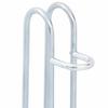 vidaXL Bicycle Stand for 4 Bikes Floor, Bicycle Bike Stand, Bike Floor Stand for Garage Warehouse School, Freestanding Galvanized Steel view 4