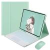 MG REAL Keyboard Case with Touchpad for Samsung Galaxy Tab S8 Plus/S8+ 12.4'' 2022 (SM-X800/X806), 7 Colors Backlight, Wireless Folio Stand Case with S Pen Holder,Green view 1