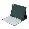 MG REAL Keyboard Case with Touchpad for Samsung Galaxy Tab S8 11'' 2022(SM-X700/X706), 7 Colors Backlight, Wireless Folio Stand Case with S Pen Holder,Dark Green view 3