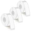 3Rolls D30 Label Tape, 480PCS 12 x 40mm(0.47"x1.57") Phomemo Labels, Thermal Paper Self-Adhesive Waterproof Phomemo D30 Labels Compatible with D30 Portable Label Printer 160 pcs/roll(White) view 1