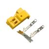1 Set 2 Hole Car Connector 1-1418639-1 Tweeter Plug (Color : Yellow Female) view 1