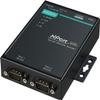 NPort 5210A 2 Ports Device Server, 10/100M Ethernet, RS-232, DB9 Male, 15KV ESD, 0.5KV Serial Surge, 12~48VDC, 0~60C with Adapter view 2