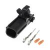 TakenE 1 Set 2 Pin 12416 90980-12416 Lid Switch Hood Lock ABS Speed Sensor Plug 6188-4797 6189-1161 (Color : Male Set) view 1