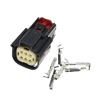 1 Set 6 Pin 1.5 Mm Molex Female Male Waterprof Automotive Wire Connector Auto Plug 33482-0601 33472-0601 (Color : Female set) view 1