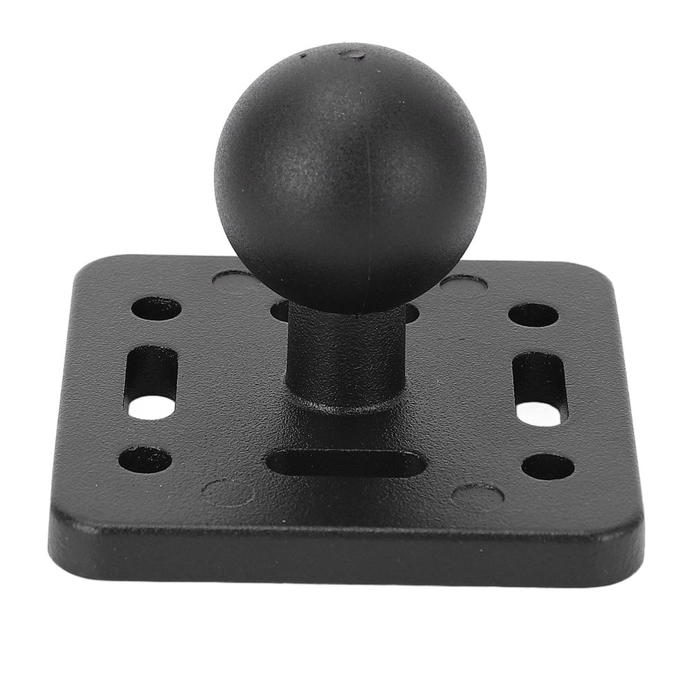 SPYMINNPOO Aluminum Alloy 1in Ball Mount Base Plate, Compatible with AMPS Hole, B Size 1in Ball Dual Socket Arm, Ideal for Boats, Kayaks, Trucks