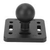 SPYMINNPOO Aluminum Alloy 1in Ball Mount Base Plate, Compatible with AMPS Hole, B Size 1in Ball Dual Socket Arm, Ideal for Boats, Kayaks, Trucks view 1