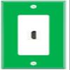 RiteAV HDMI Wall Plate [Green-White] view 1