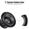 4,5 inch Speaker Rubber Repair Foam for Swans,Replacement Surround, Black (5 Inch) view 3