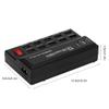 12 Port USB Charger with Smart Chip Fast Charging Power Strip for Charging, Suitable for Daily Life, Business Office (US Plug) view 3