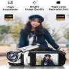 Diyeeni 1080P Digital Camera for Photography, 16MP Vlogging Camera 16X Digital Zoom Digital Camera with 2.4in 360 Flip Screen, Compact Travel Camera for Teens Adult Beginner Kids (Silver) view 3