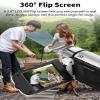 Diyeeni 1080P Digital Camera for Photography, 16MP Vlogging Camera 16X Digital Zoom Digital Camera with 2.4in 360 Flip Screen, Compact Travel Camera for Teens Adult Beginner Kids (Silver) view 4