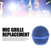 Microphone Head Replace, Mic Grille for SM58S, SM58LC, , BETA58A, M30, SV100, UT2, PGX24 SLX4, Steel Mesh Replacement Heads with Inner Foam (Blue) view 2