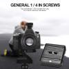 Z Type Tilt Flexible Tripod Head, Lightweight Portable Tripod Tilt Head 1/4 Mounting Screw for DSLR view 3