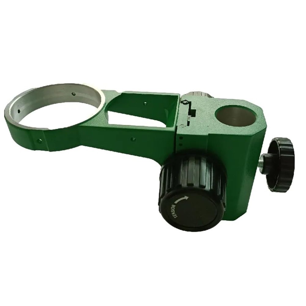 JOEBO Microscope Kit 76MM Microscope Focusing Rack Adjustable 32MM Bracket Head for Binocular Trinocular Microscopio Microscope Lens Adapters (Color : Green)
