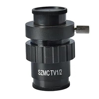 JOEBO Microscope Kit 0.5X 0.3X C-Mount Lens 1/2 1/3 1x Adapter for Trinocular Stereo Microscope Microscope Lens Adapters (Color : 1-2 1-3 CTV Lens)