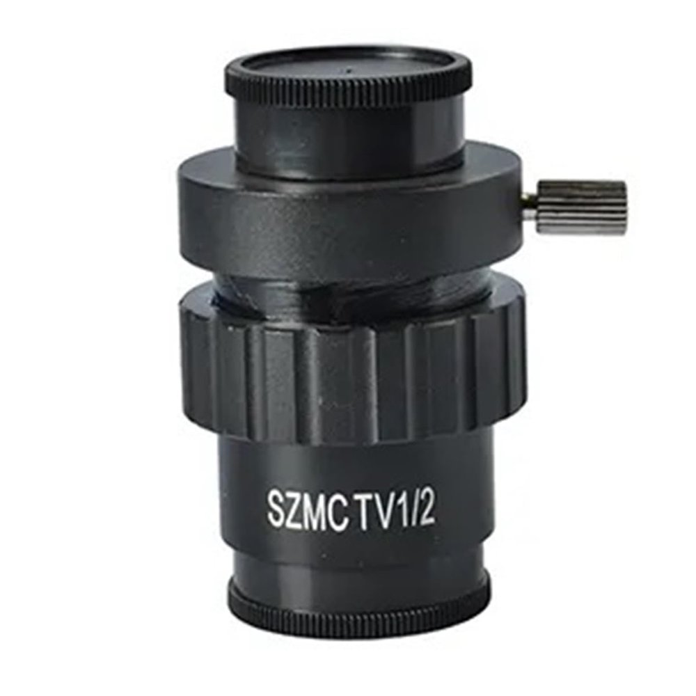 JOEBO Microscope Kit 0.5X 0.3X C-Mount Lens 1/2 1/3 1x Adapter for Trinocular Stereo Microscope Microscope Lens Adapters (Color : 1-2 1-3 CTV Lens)