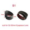 JOEBO Microscope Kit 2PCS Various Biological Stereo Microscope Telescope Cylinder Eye Shield Cups Microscope Lens Adapters (Color : B1) view 2