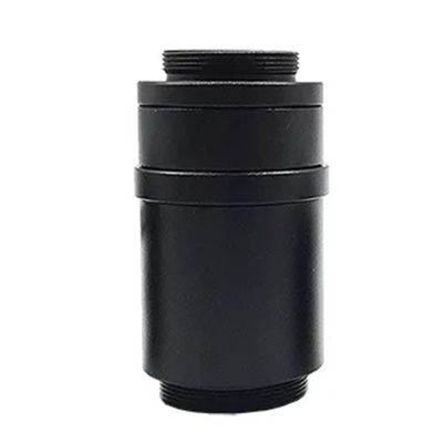 Joebo Microscope Kit 0.5X 0.3X C-Mount Lens 1/2 1/3 1x Adapter for Trinocular Stereo Microscope Microscope Lens Adapters (Color : 1X CTV Lens)