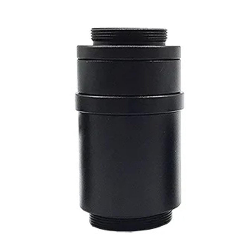 Joebo Microscope Kit 0.5X 0.3X C-Mount Lens 1/2 1/3 1x Adapter for Trinocular Stereo Microscope Microscope Lens Adapters (Color : 1X CTV Lens)
